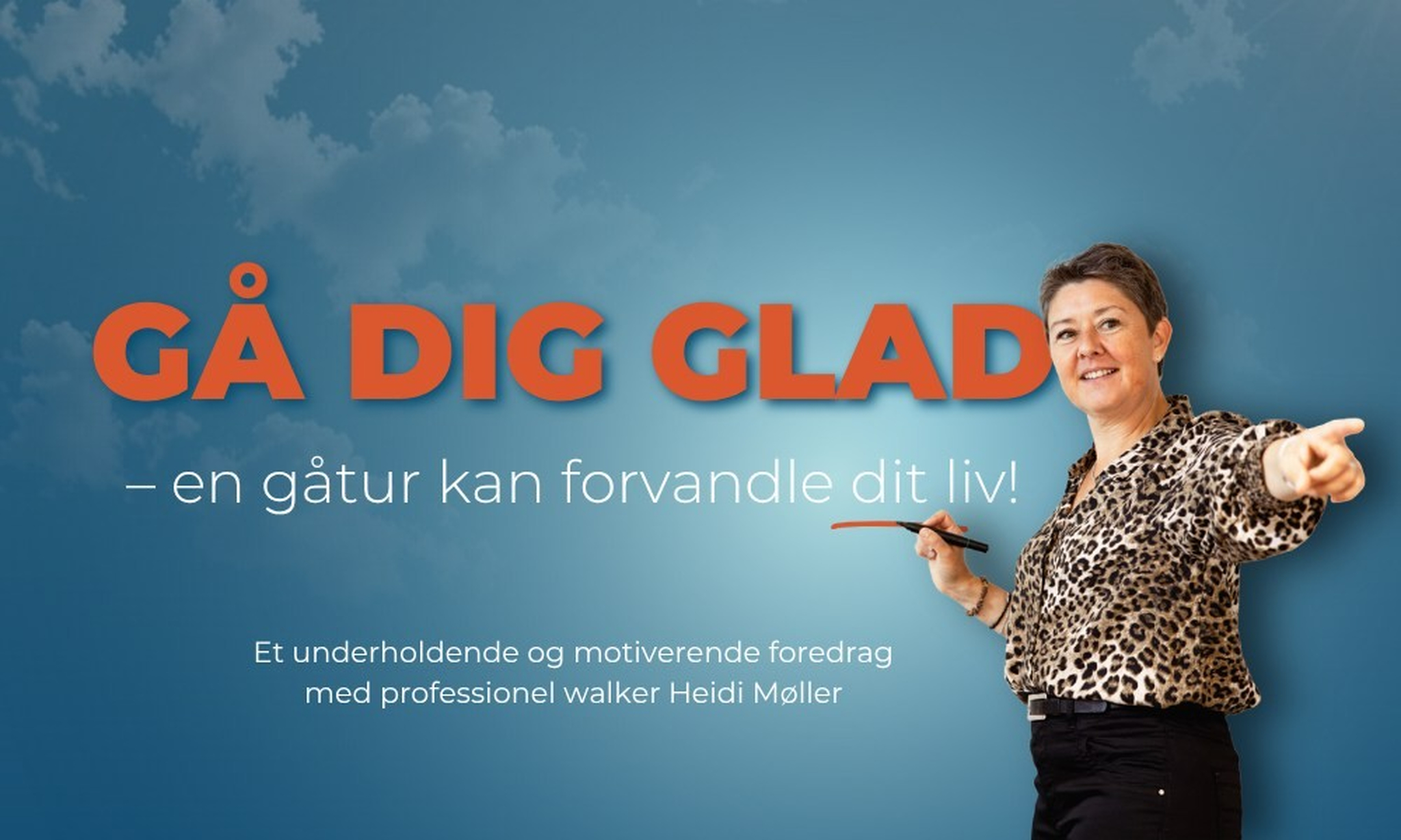Gå dig Glad - en gåtur kan forvandle dit liv! in Denmark