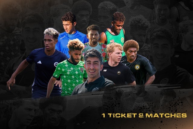 Solomon Kings FC v Tahiti United / PNG Hekari FC v South Melbourne FC in Auckland promotional photo for OFC Pro League presale tickets offer