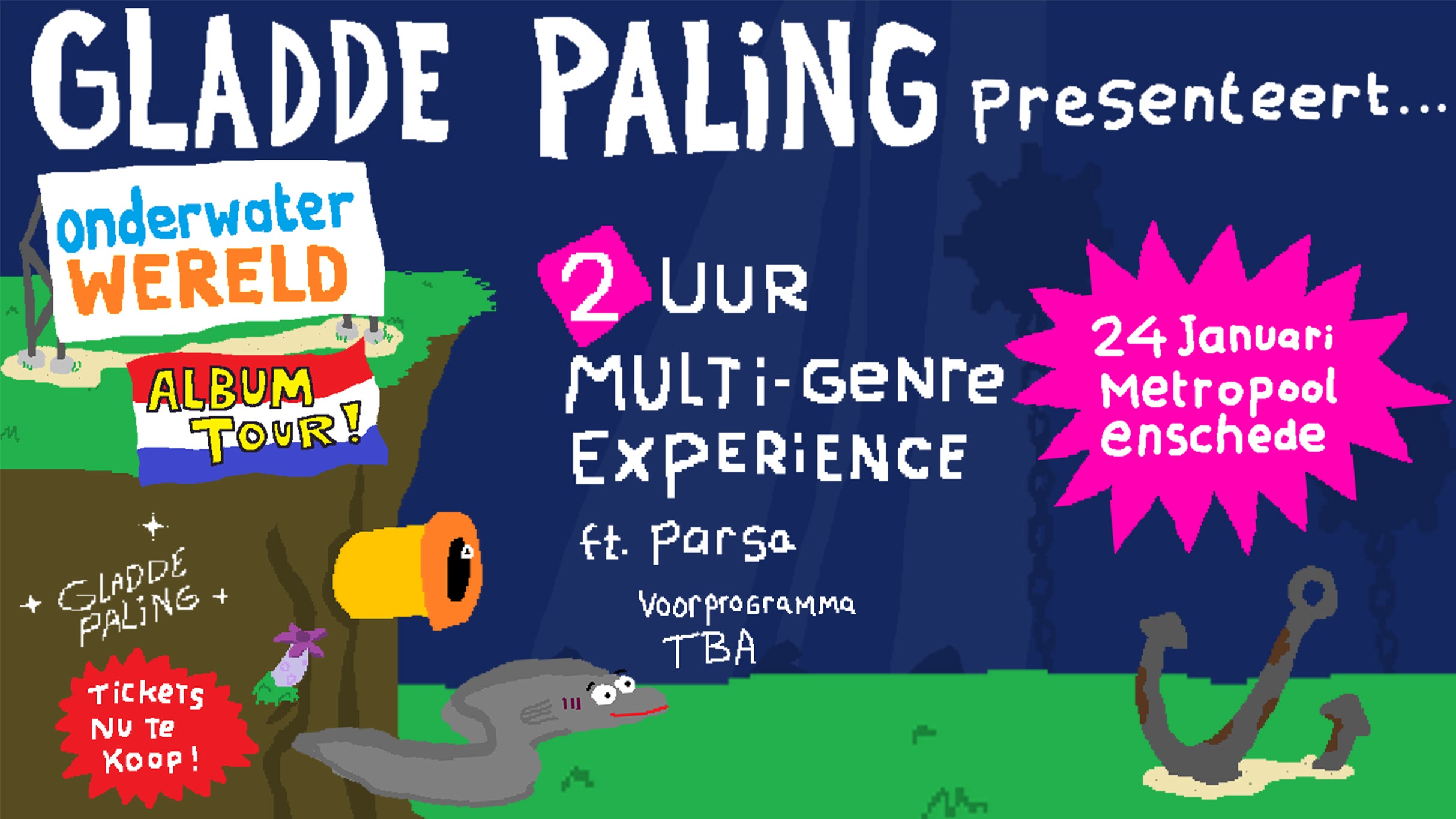 gladde paling presenteert: VISSA