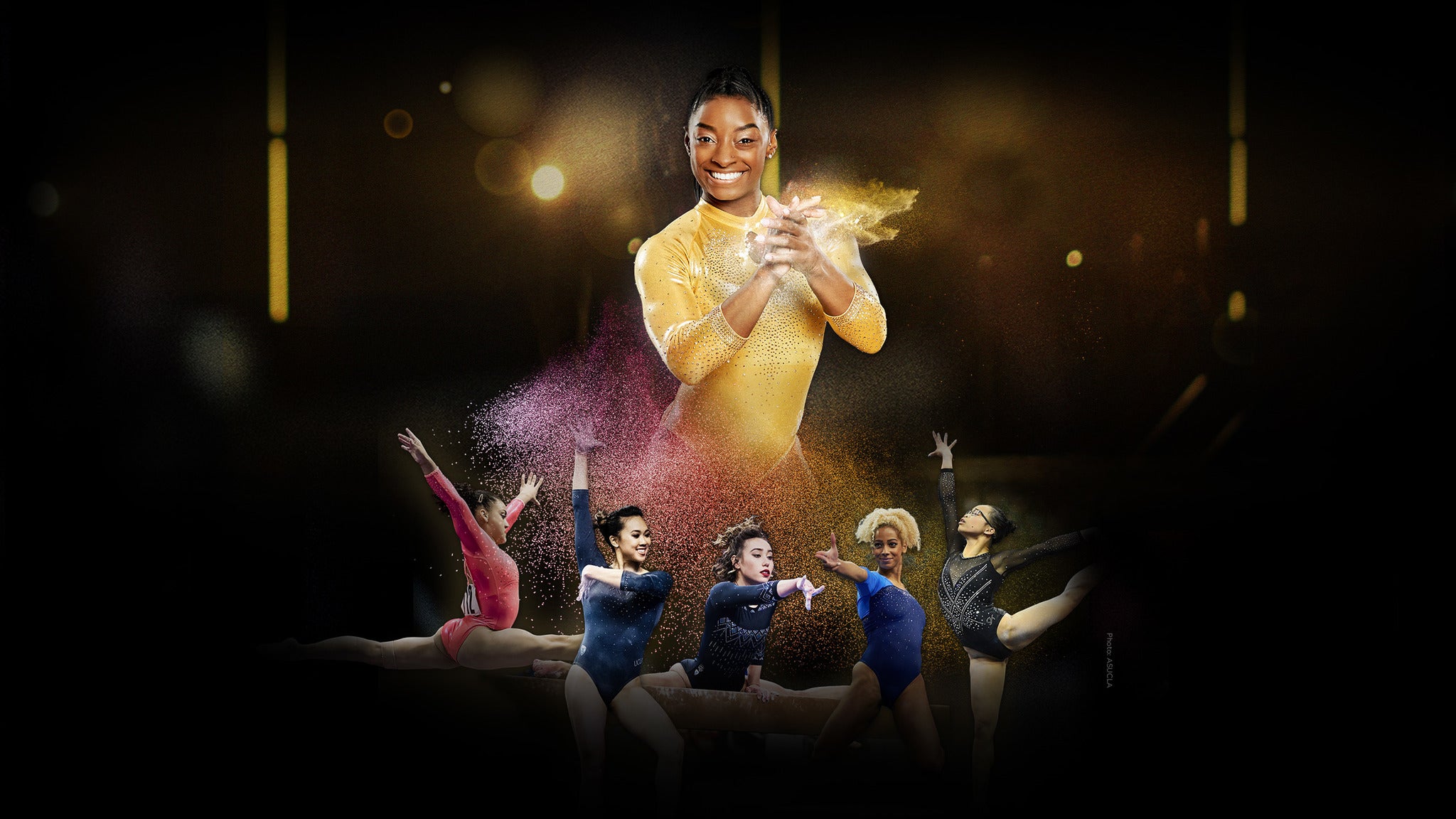 G.O.A.T. Gold Over America Tour Starring Simone Biles in North Little Rock promo photo for Official Platinum presale offer code