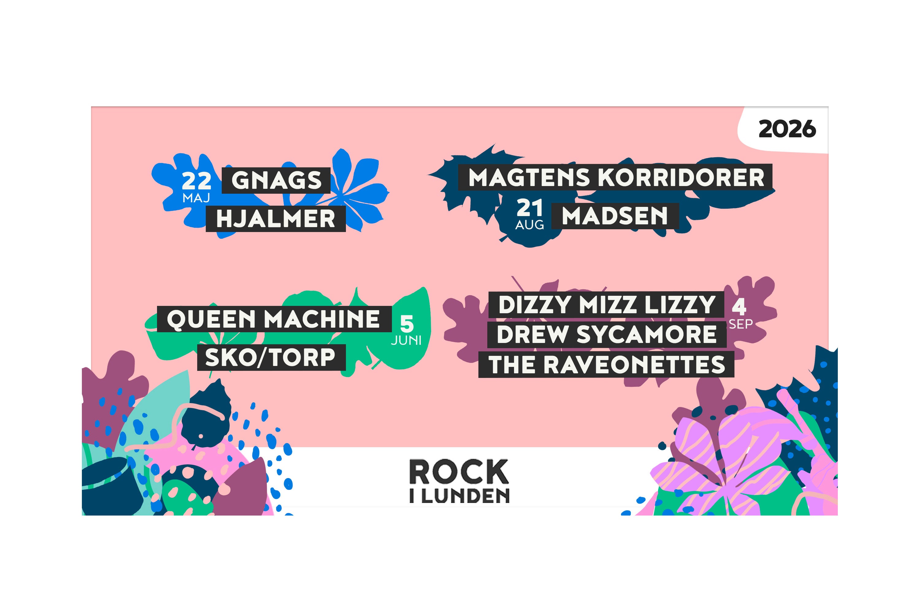 ROCK I LUNDEN 2026 - 4 aftener