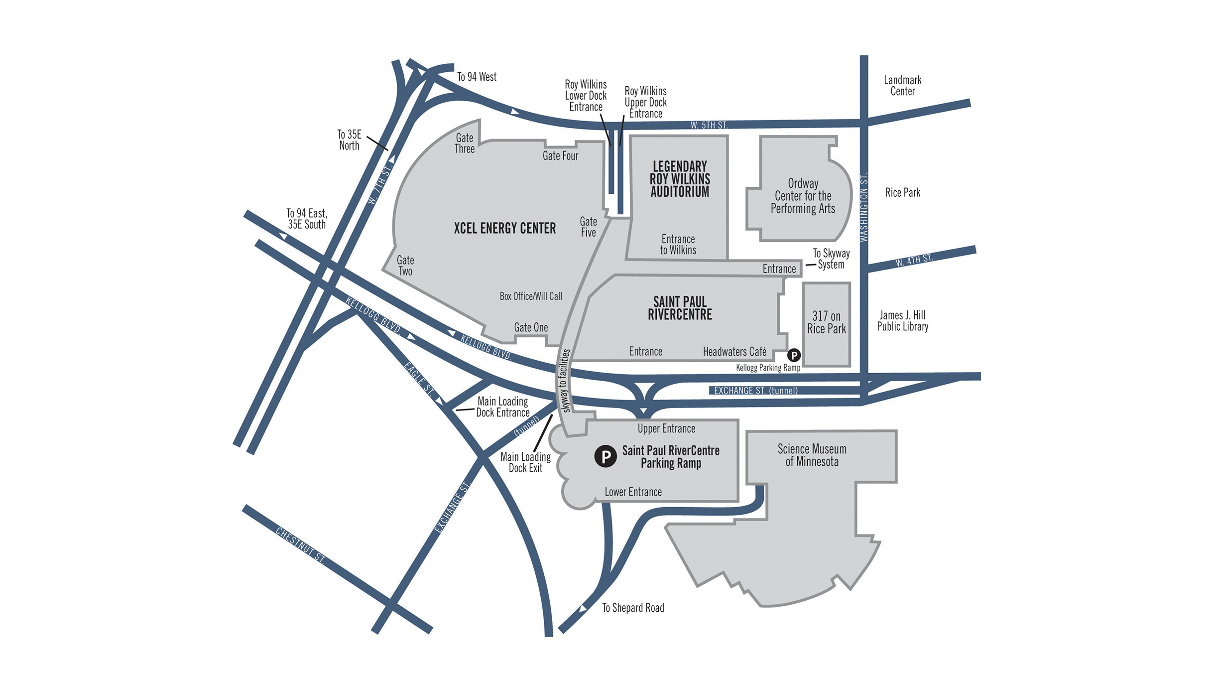 Rivercentre Ramp Parking