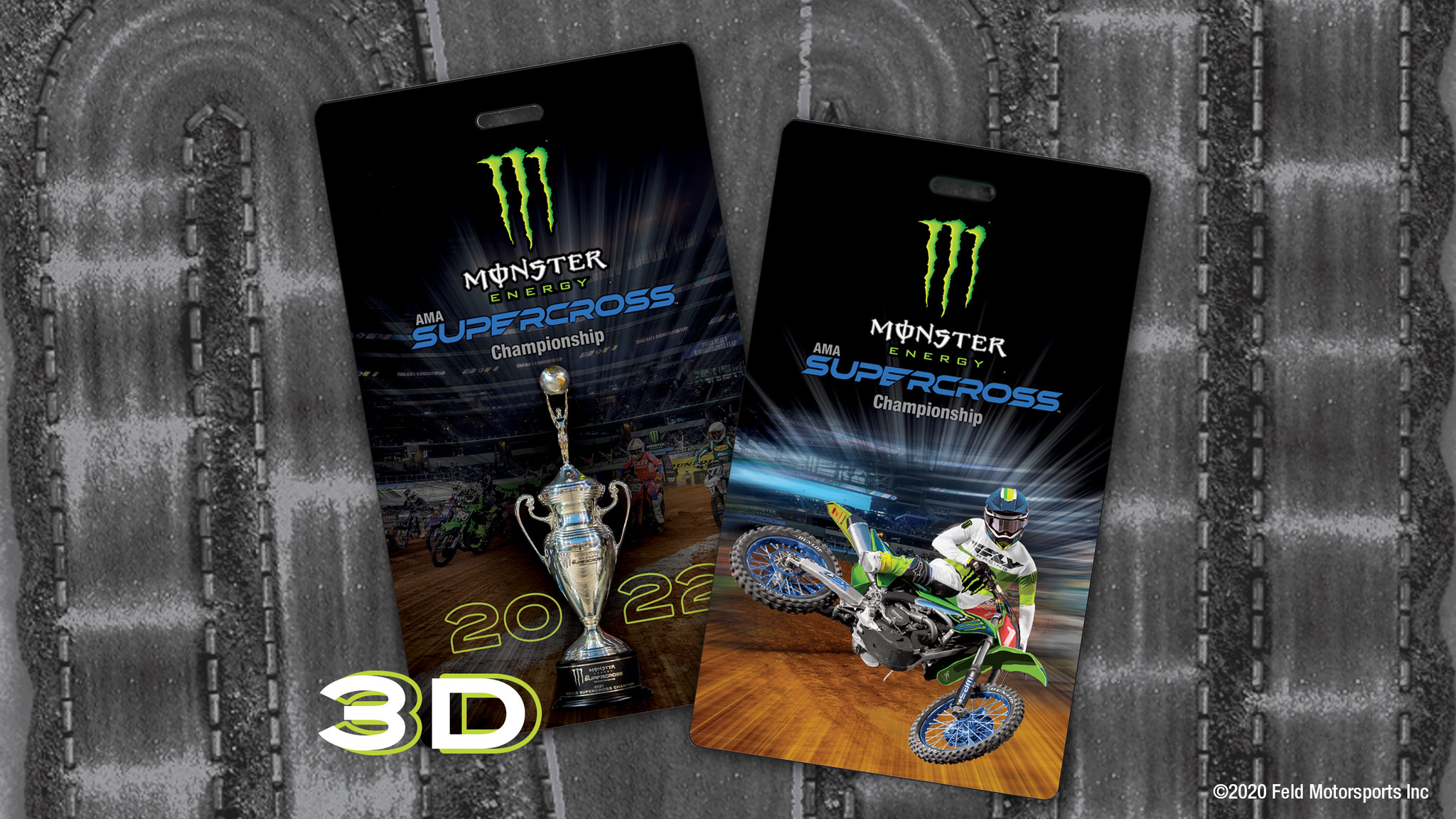 Monster Energy Supercross Official Souvenir Tag Tickets Event Dates