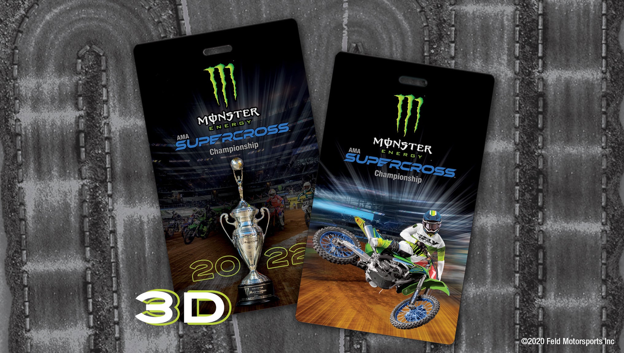 Monster Energy Supercross Official Souvenir Tag Tickets Event Dates