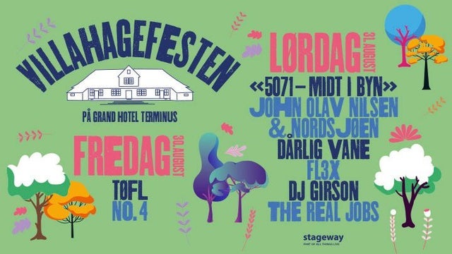 Villahagefesten – Fredag på Villahagen, Bergen 30/08/2024