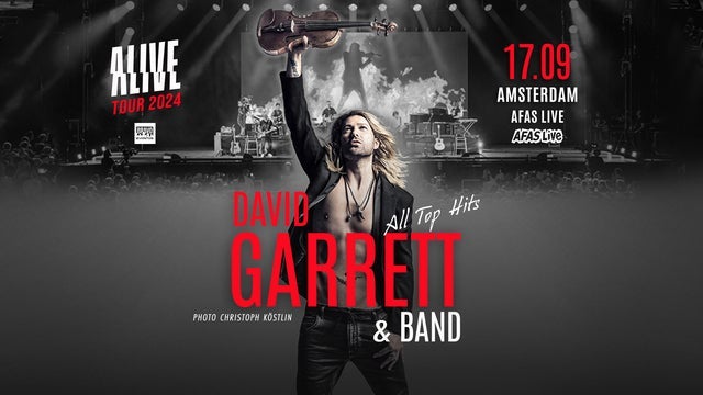 David Garrett and his band. «Alive» 2024 Tour