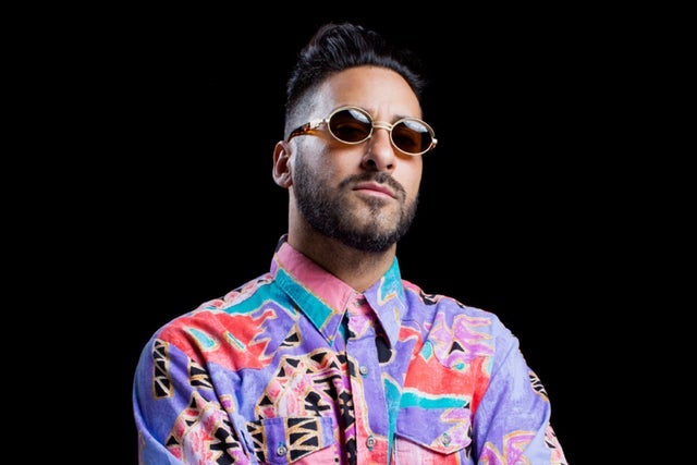 Armand Van Helden with Anna Lunoe in Brisbane promotional photo for Venue presale tickets offer