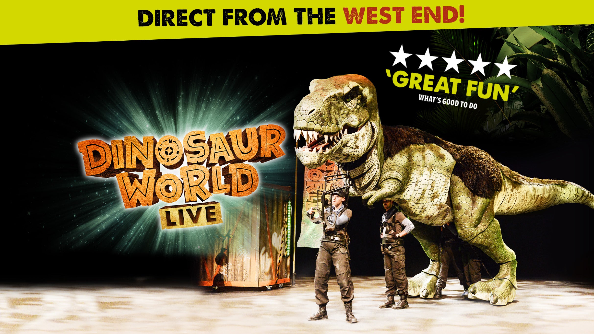 Dinosaur World Live Event Title Pic