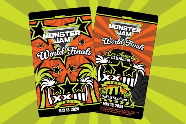 Monster Jam World Finals - Official Souvenir Tag