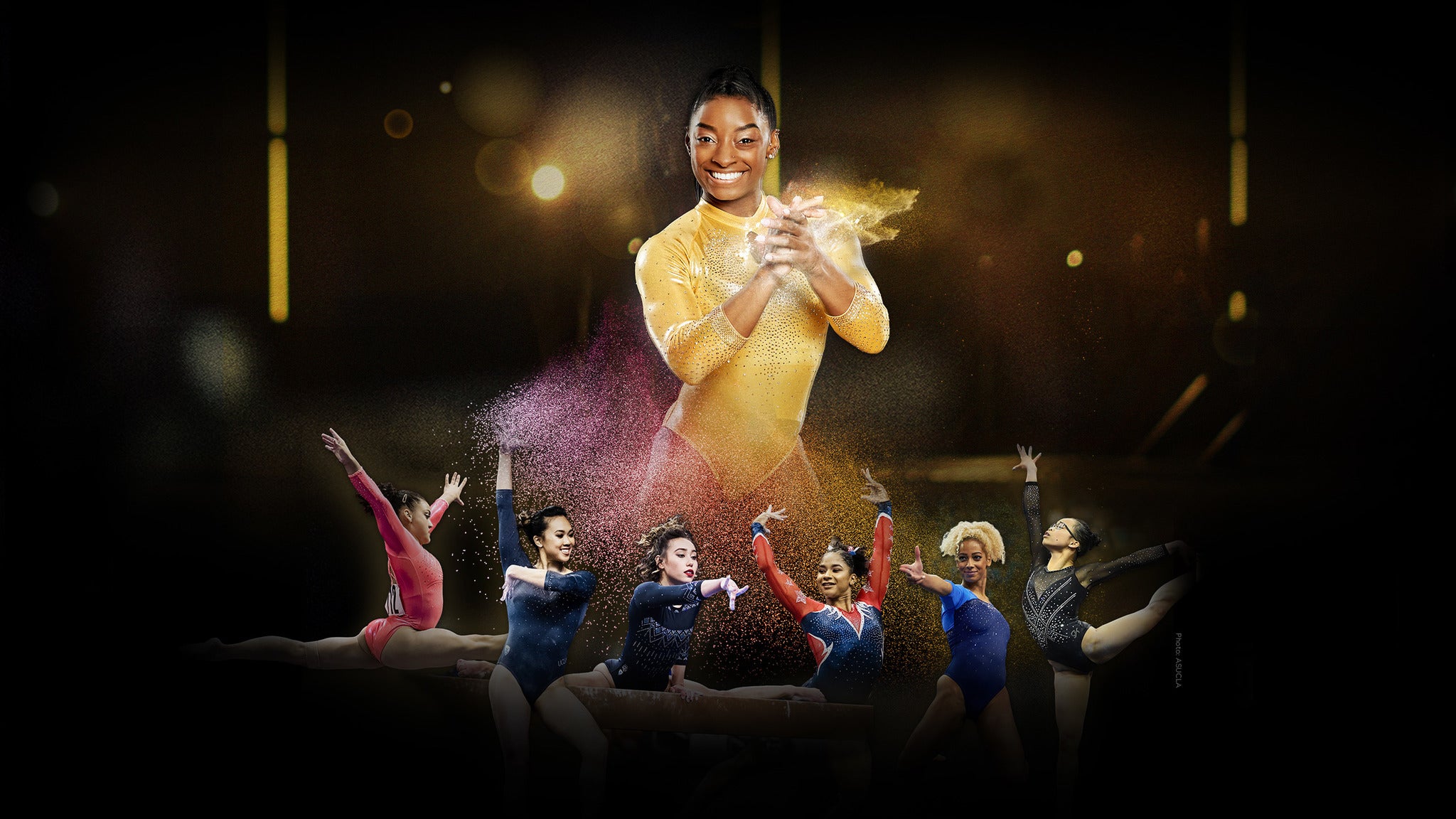 G.O.A.T. Gold Over America Tour Starring Simone Biles in San Jose promo photo for Official Platinum presale offer code