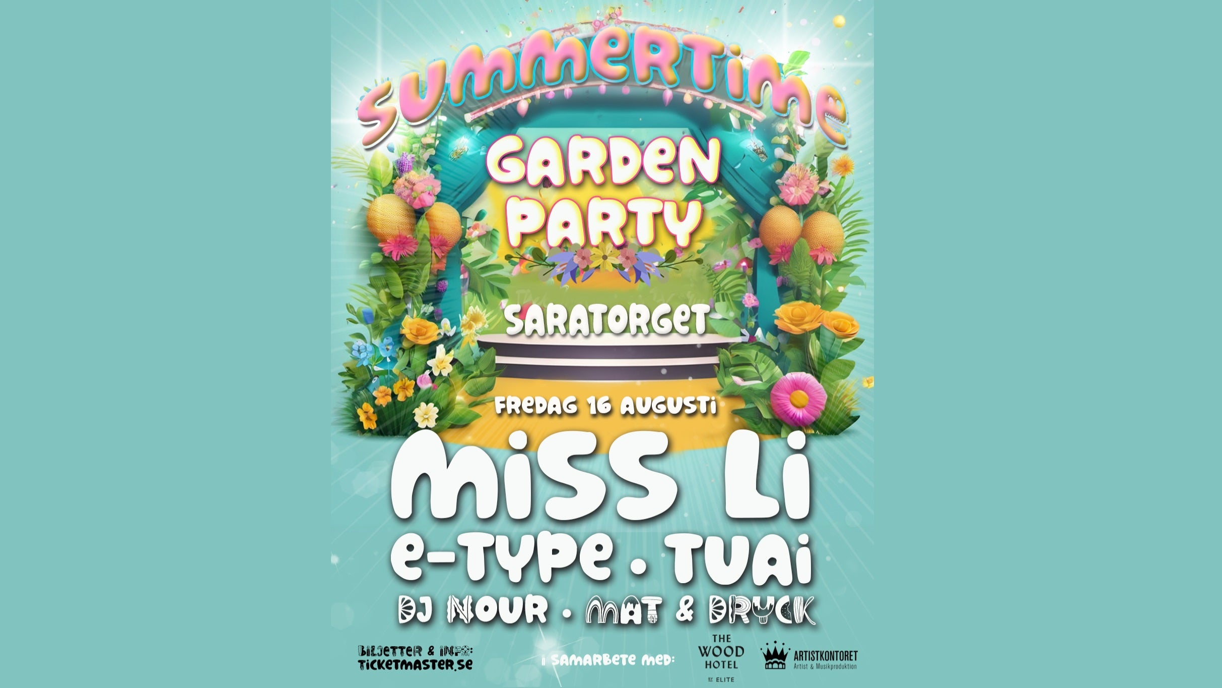 Summertime Garden Party presale information on freepresalepasswords.com