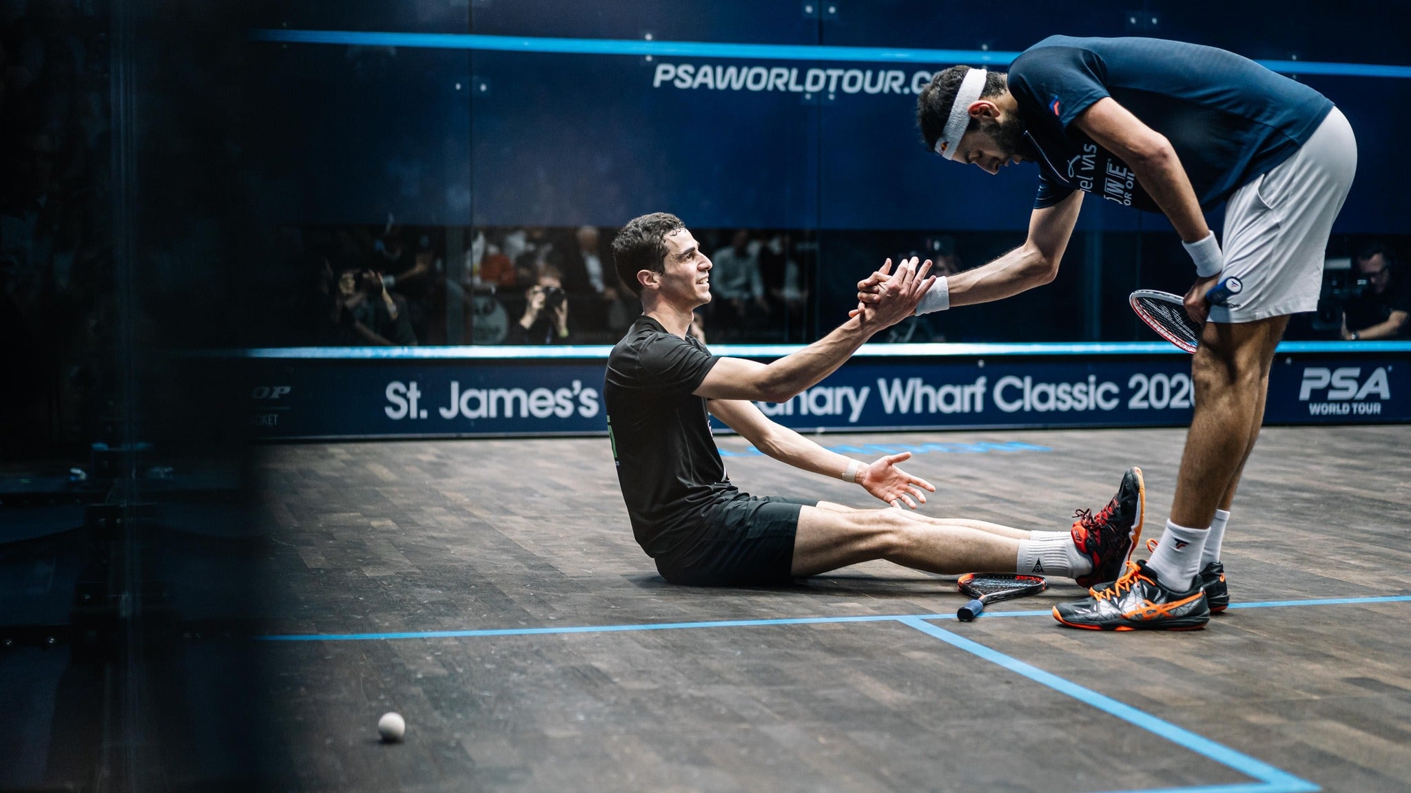 GillenMarkets Canary Wharf Squash Classic 2022: Quarter-Finals Event Title Pic