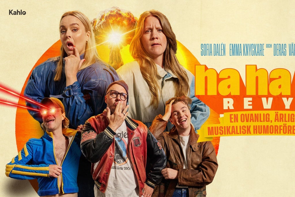 hahaha-revyn – En ovanlig, ärlig och musikalisk humorföreställning show poster