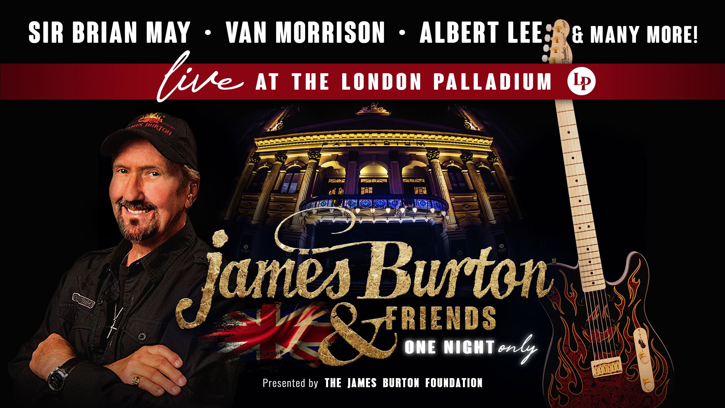 James Burton and Friends (In Aid of the James Burton Foundation) Event Title Pic