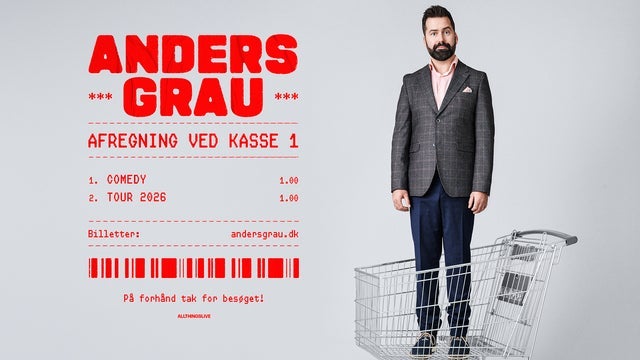 ANDERS GRAU - AFREGNING VED KASSE 1