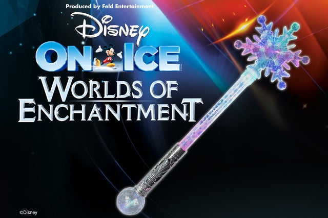 Disney on Ice Worlds Of Enchantment - Snowflake Light-Up Wand