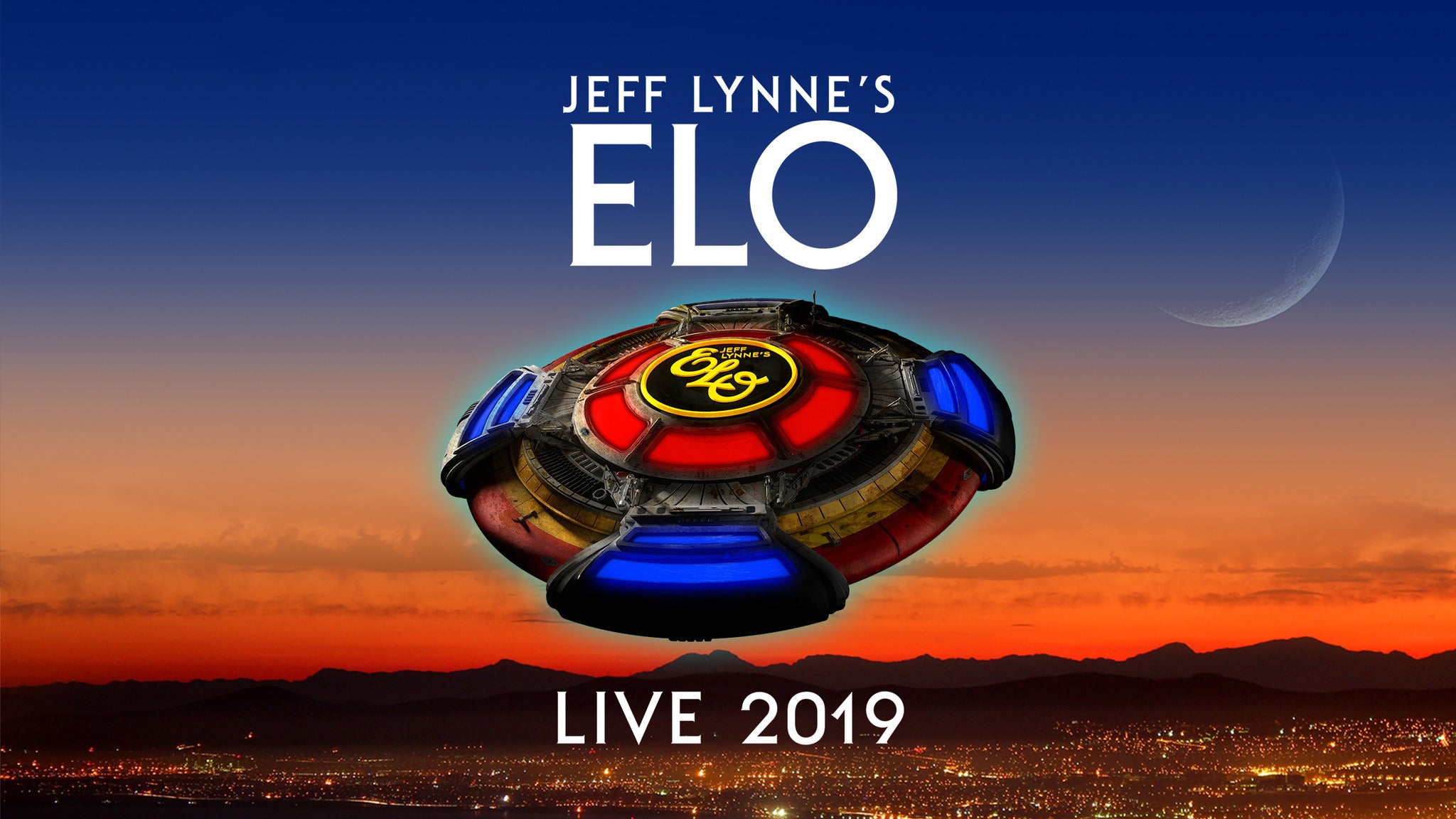 Jeff Lynne's ELO with special guest Dhani Harrison in Anaheim promo photo for Ticketmaster presale offer code