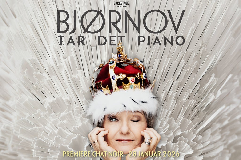 Bjørnov tar det piano show poster