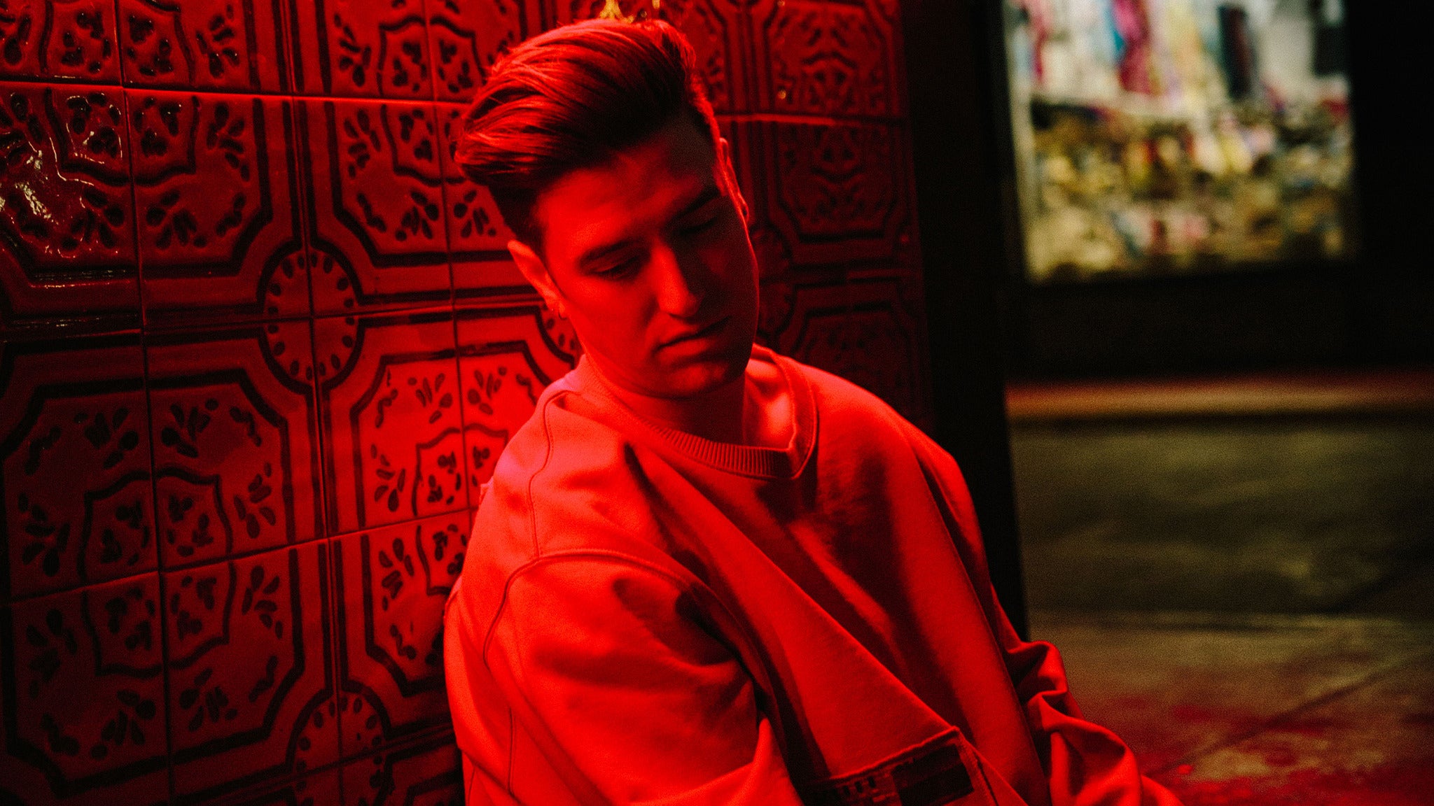 Logan Henderson in San Diego promo photo for Live Nation presale offer code