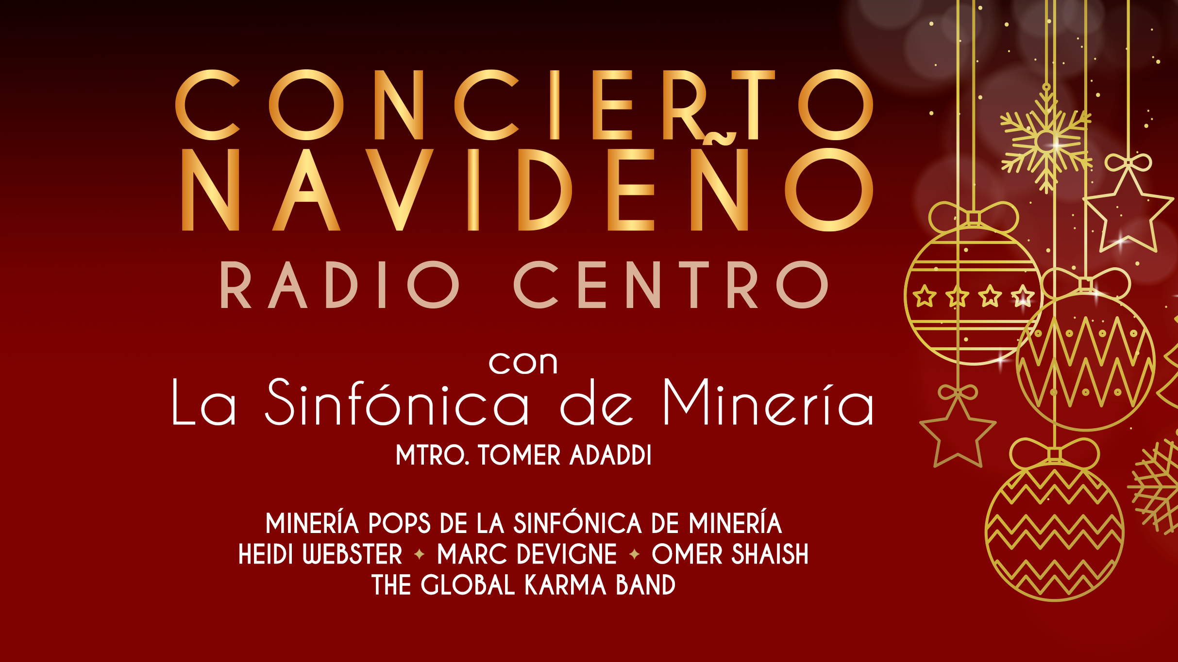 Concierto Navideño con La Sinfónica de Minería