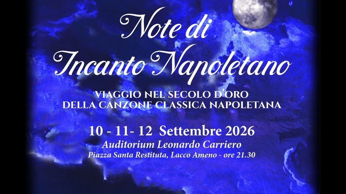 Note di Incanto Napoletano - Passeggiata nella Melodia e nella Poesia del Primo Novecento Napoletano event image