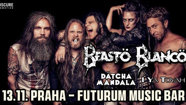 BEASTÖ BLANCÖ, DÄTCHA MANDALA, I YA TOYAH v Futurum Music Bar, Praha 5 13/11/2025