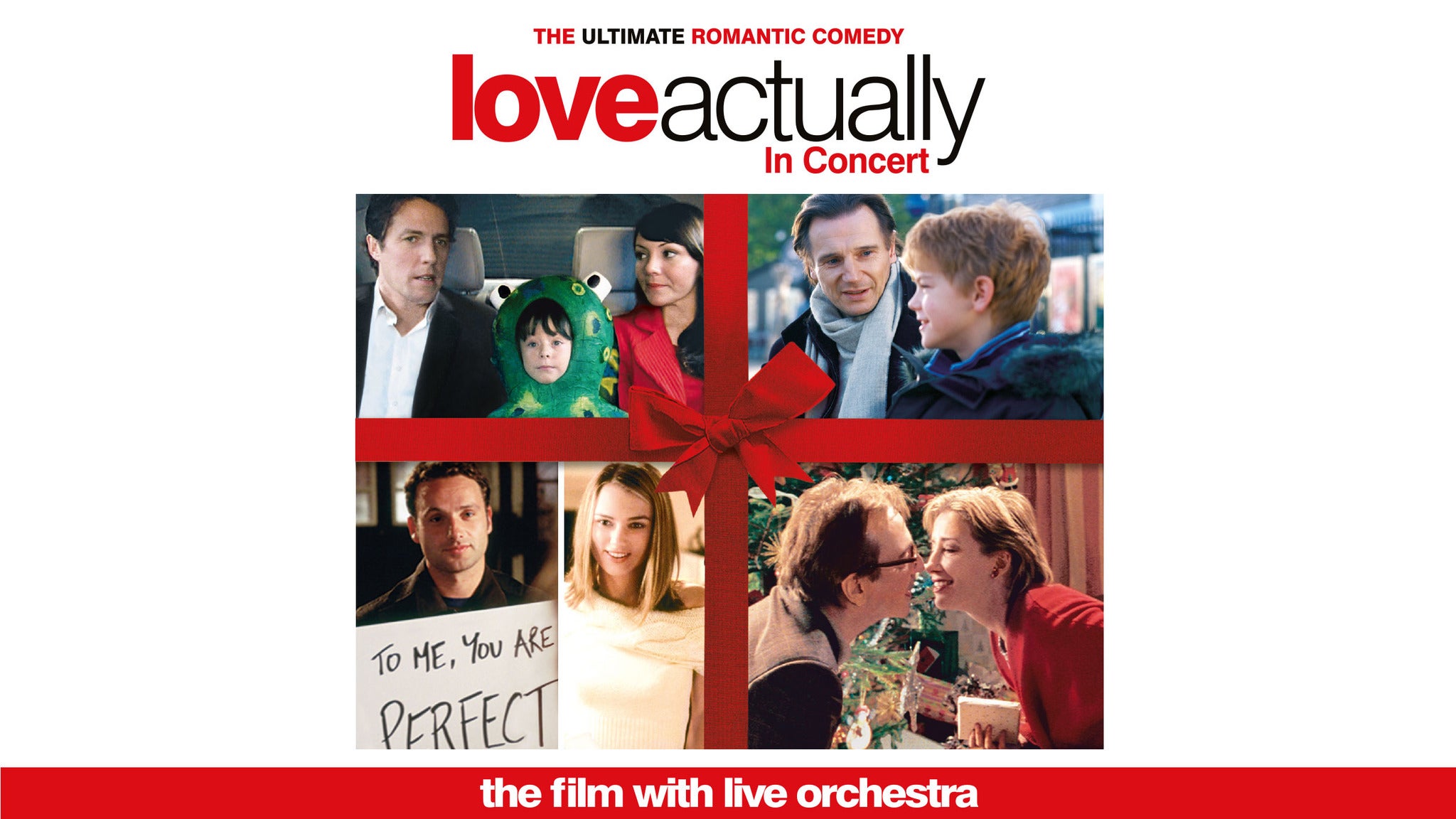 Love Actually In Concert Film with Live Orchestra Seating Plans