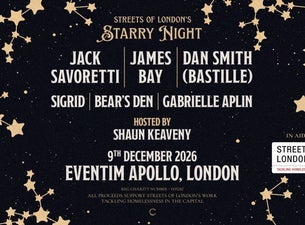 Streets of London's Starry Night Seating Plans