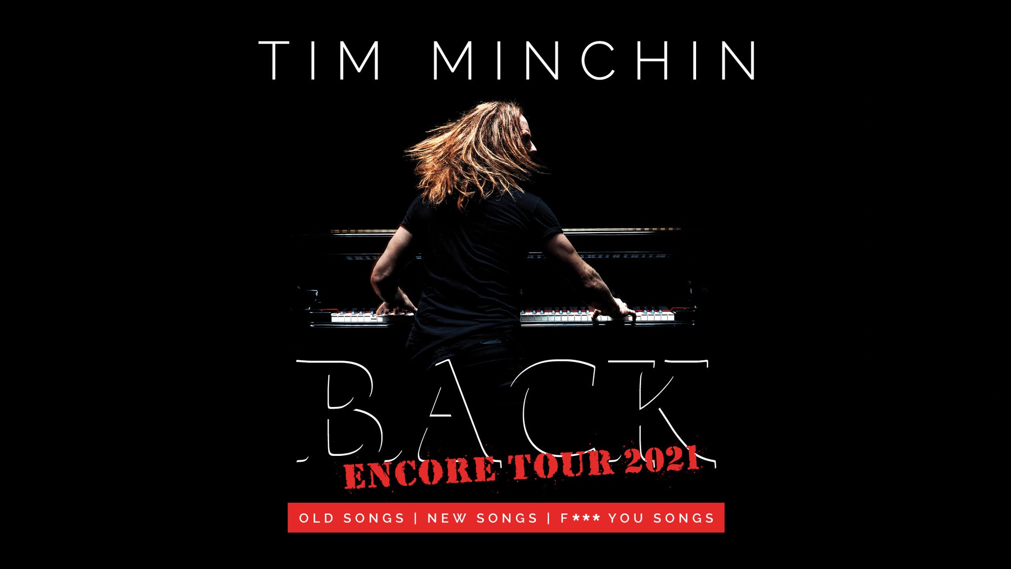 Tim Minchin - Back Encore 2021 Event Title Pic
