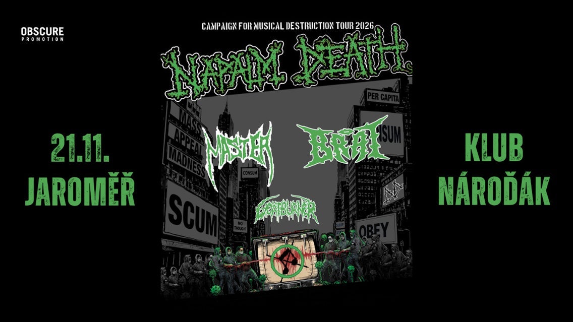 CAMPAIGN FOR MUSICAL DESTRUCTION 2026: NAPALM DEATH & more event image