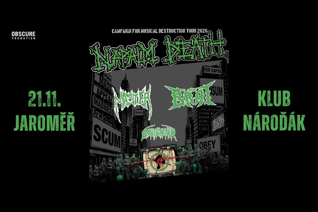 CAMPAIGN FOR MUSICAL DESTRUCTION 2026: NAPALM DEATH & more