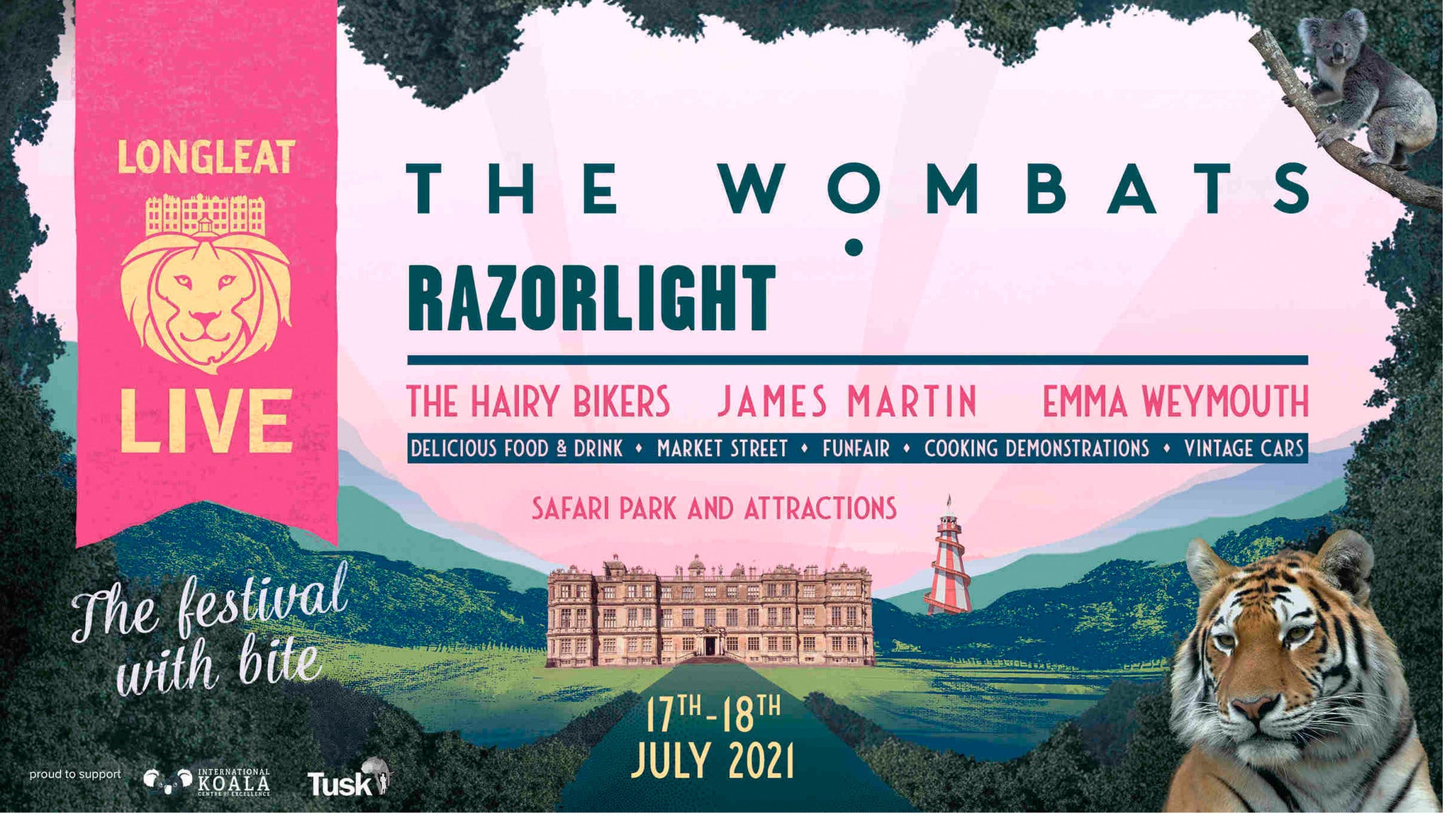 Longleat Live - The Festival with Bite Event Title Pic