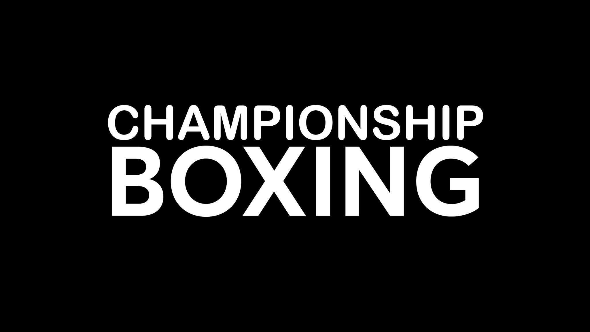 Championship Boxing: Bad Blood - Robbie Davies Jr. vs. Lewis Ritson Event Title Pic