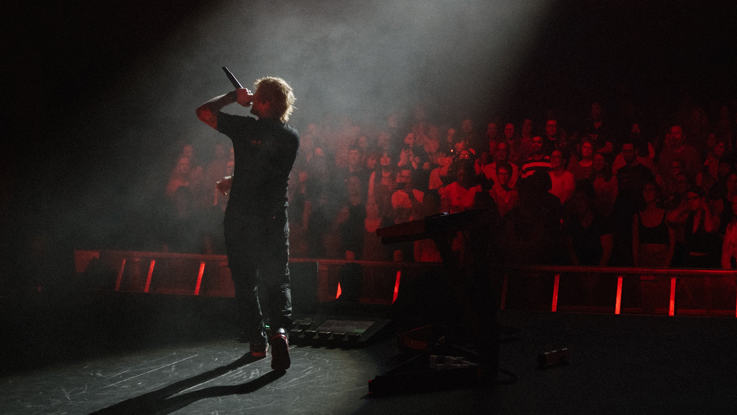 Ed Sheeran in Dublin promo photo for Album presale offer code