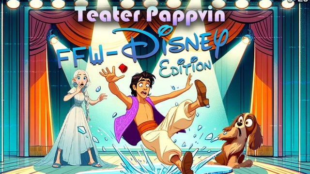 Teater Pappvin: FFW – Disney edition! på SALT, Pyramiden, Oslo 14/05/2024