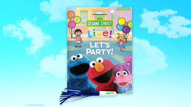 Sesame Street Live: Let’s Party! Program Book