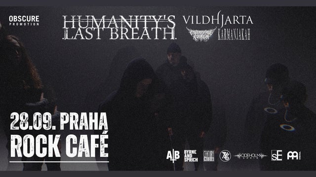 HUMANITY’S LAST BREATH, VILDHJARTA, ENTERPRISE EARTH, KARMANJAKAH, Humanity’s Last Breath v Rock Café, Praha 1 28/09/2026
