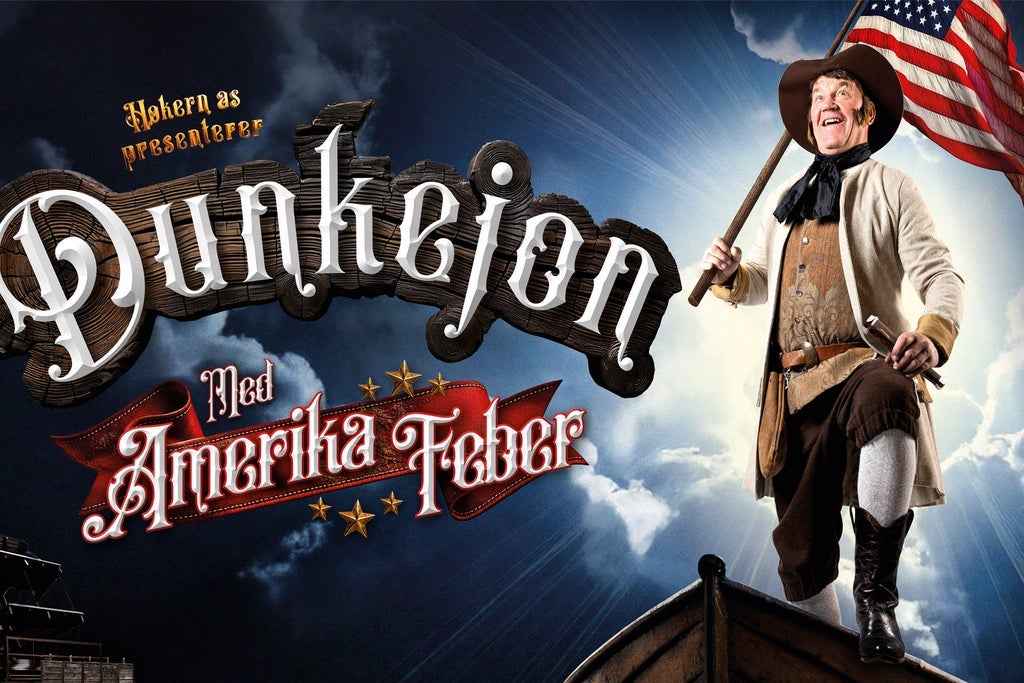 Dunkejon med Amerika feber show poster