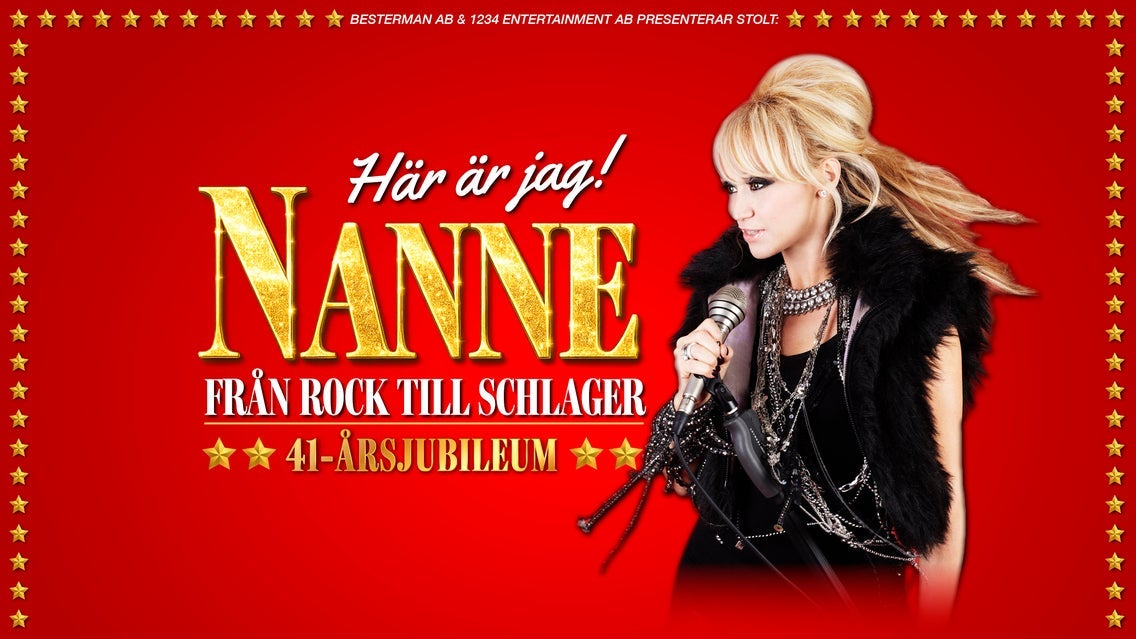 NANNE GRÖNVALLS JUBILEUMSTURNÉ - HÄR ÄR JAG event image