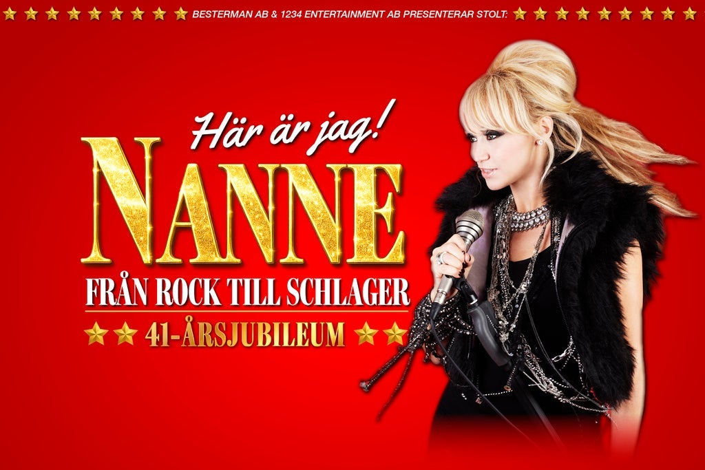 NANNE GRÖNVALLS JUBILEUMSTURNÉ - HÄR ÄR JAG