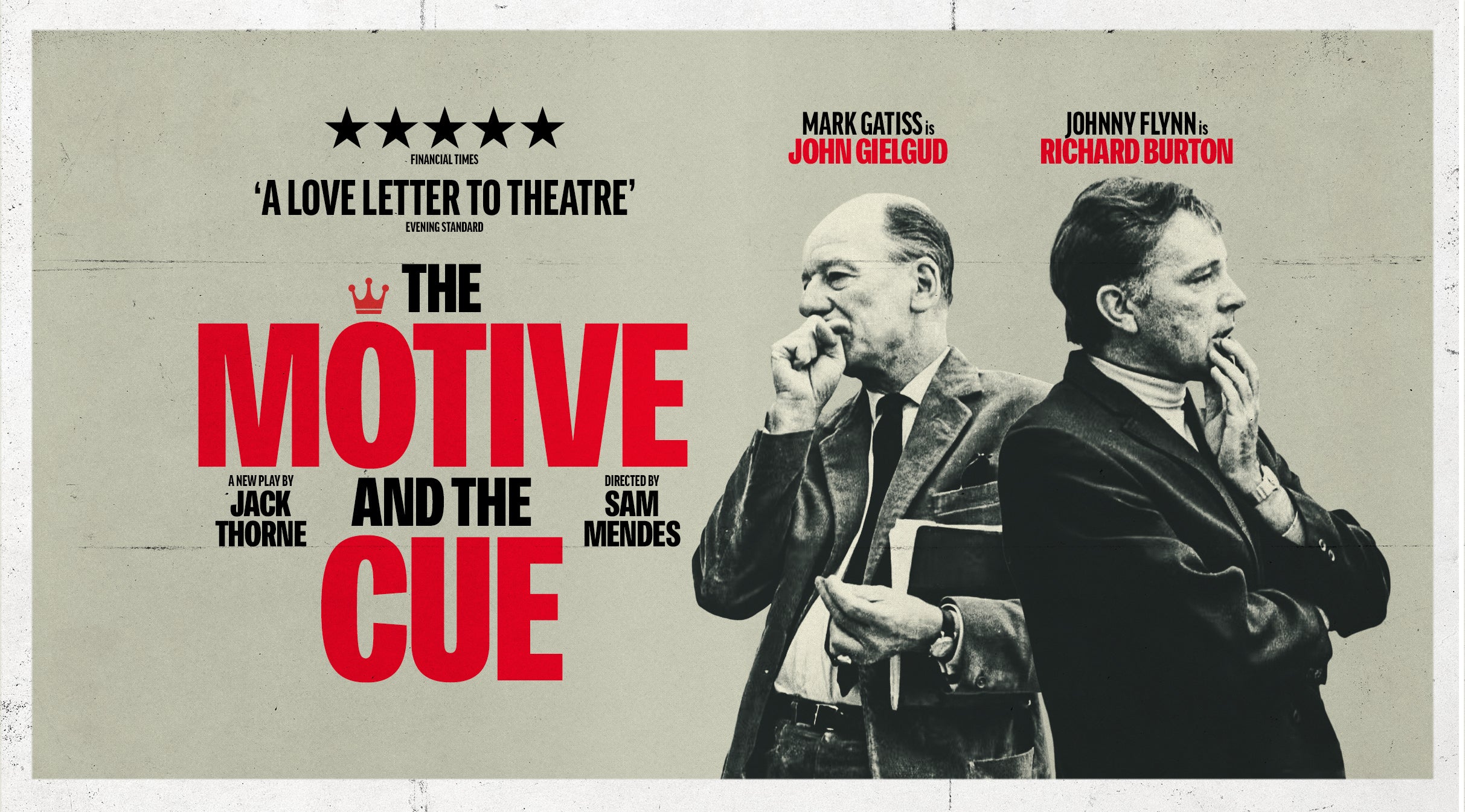 The Motive and the Cue Event Title Pic
