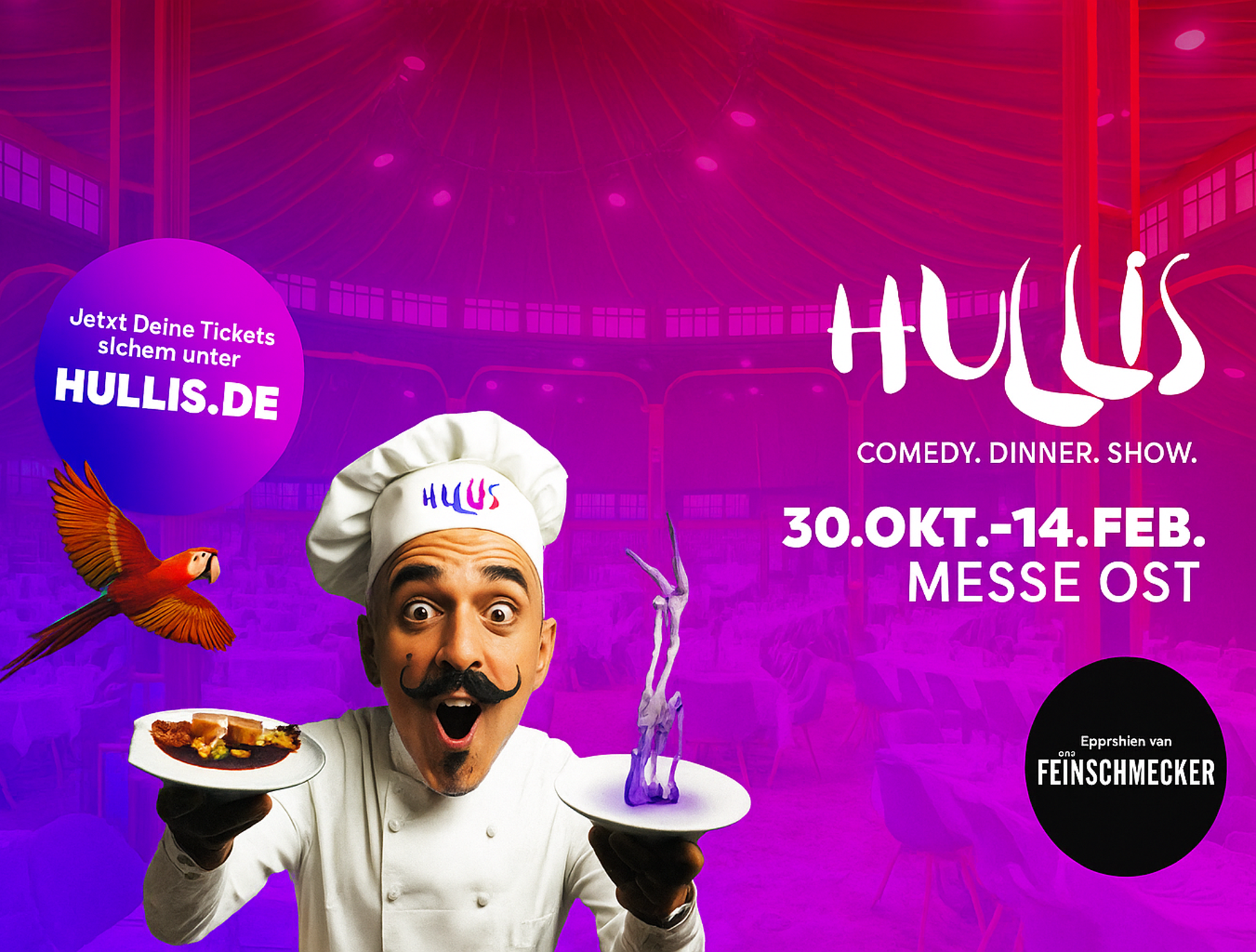 HULLIS - Comedy. Dinner. Show