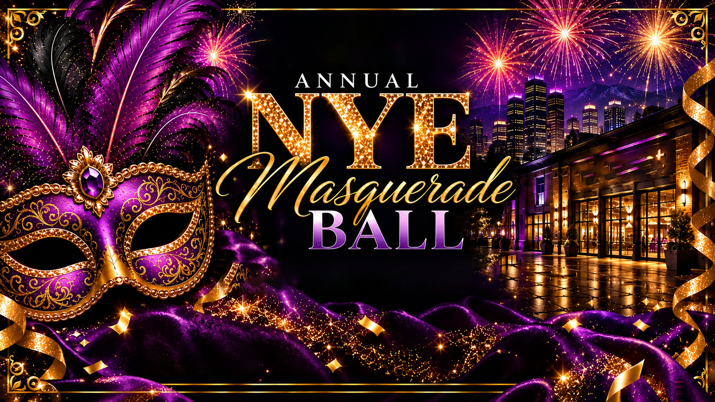 SLC 17th Annual NYE Masquerade Ball