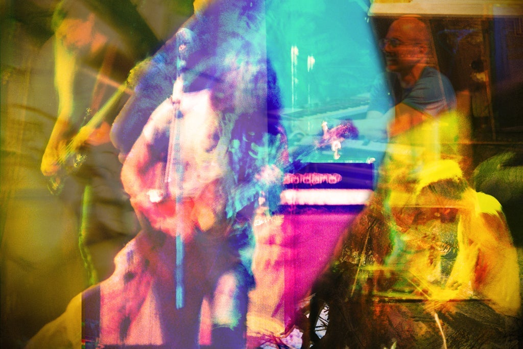 HERZBERG PARTY: COLOUR HAZE — gig artwork