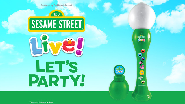 Sesame Street Live! - Lets Party Bubble Wand
