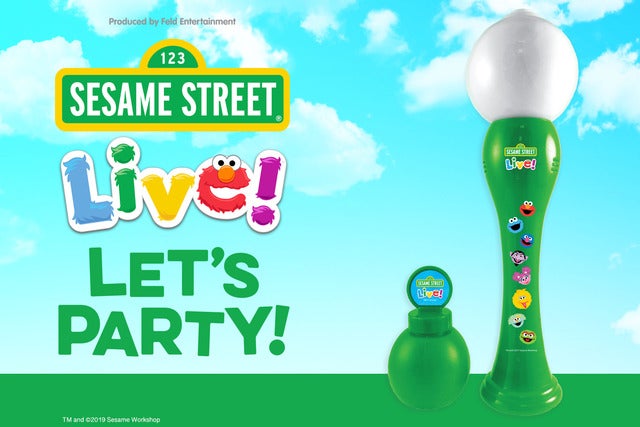 Sesame Street Live! - Lets Party Bubble Wand