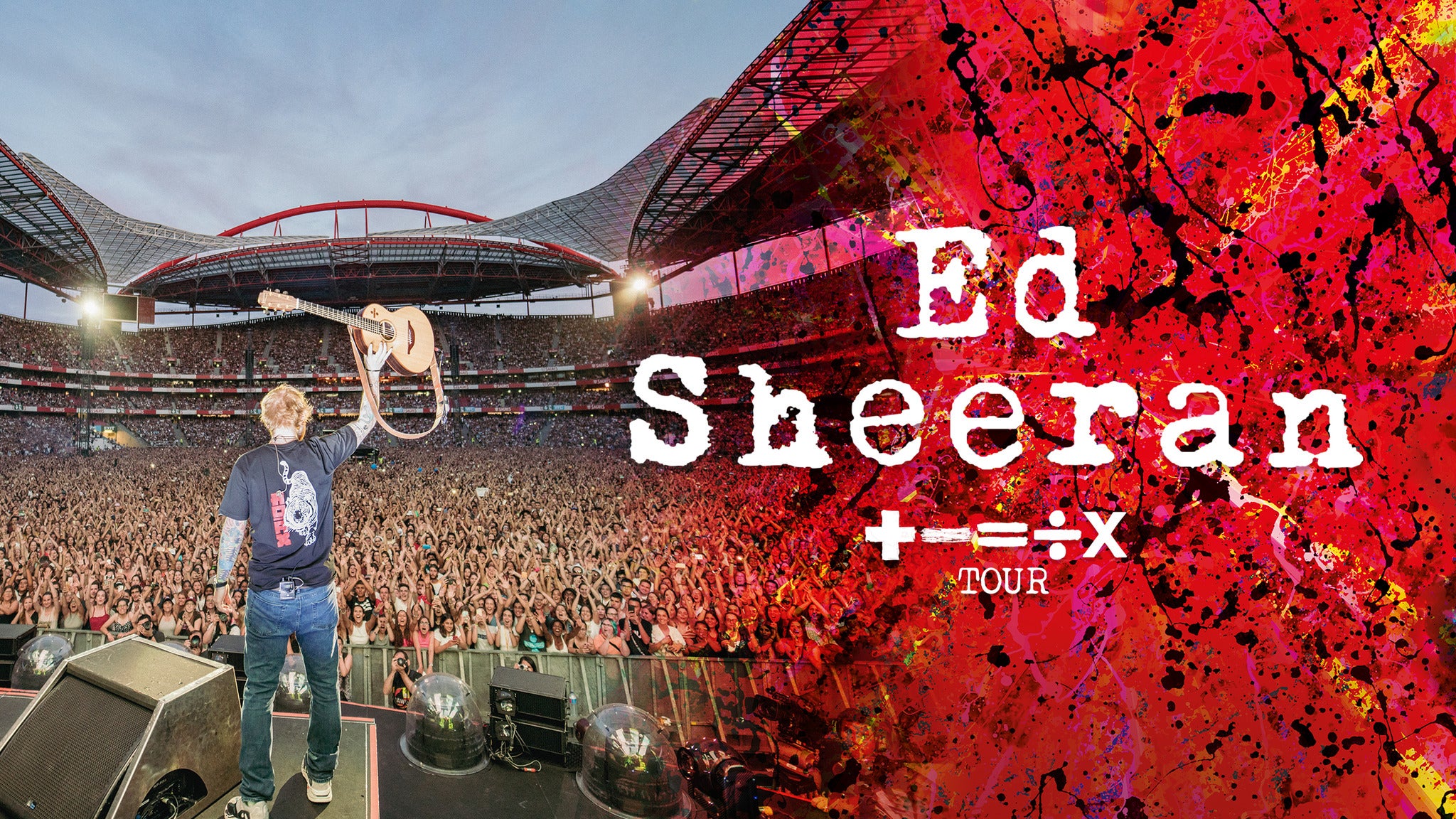 Ed Sheeran + - = ÷ x Tour Event Title Pic