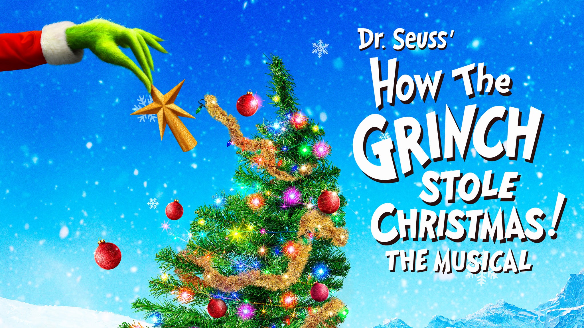 Dr. Seuss' How the Grinch Stole Christmas! the Musical (Touring) Event Title Pic