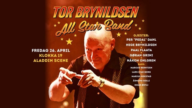 Tor Brynildsen på Aladdin Scene, Halden 26/04/2024