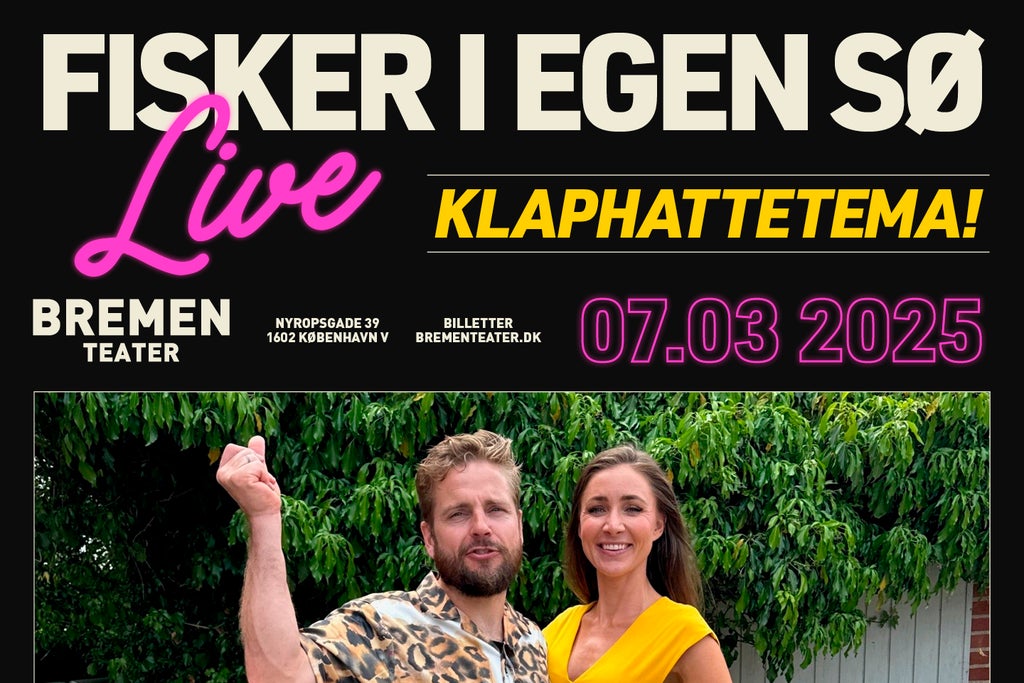 Fisker i egen sø LIVE - Klaphattetema! show poster